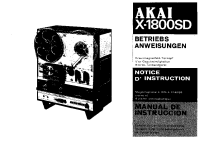 Akai X-1800-SD-Owners-Manual 
